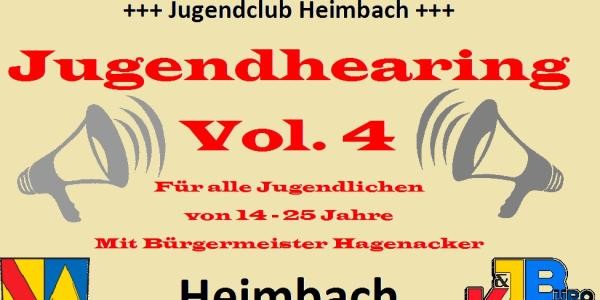 Einladung zum Jugendhearing Vol. 4 in Köndringen